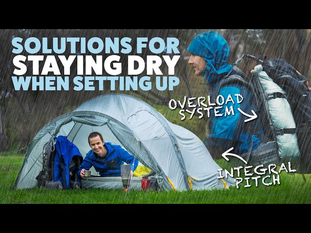 How to Set up a Tent in the Rain | Helsport Lofoten Superlight