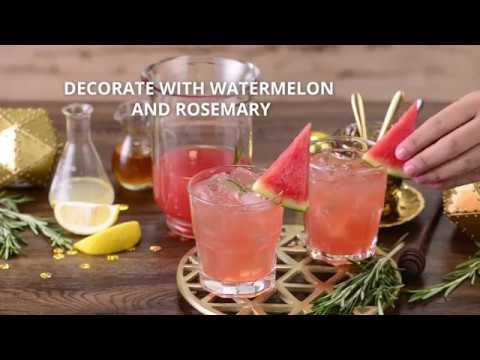 UFC REFRESH WATERMELON WATER - Watermelon Rosemary Lemonade 3