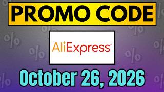 Full (NEW) AliExpress Promo Code & Coupon Code October 2026 | AliExpress Discount Code | 10/26/2026 News