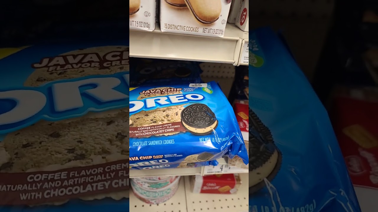 java chips oreo cookies