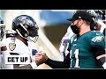 Breaking down the Lamar Jackson vs. Carson Wentz battle in Week 6 | Get Up