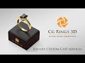 Vidéo: Bague de fiançailles 3D - Modèle 3D gratuit