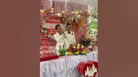 Vợ Tuyệt vời nhất //Chú rể hát tặng cô dâu đồng giới hót nhất miền Bắc 🥰🥰🥰