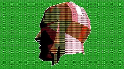 Sinclair QL Demo - Rotating Head (1988)