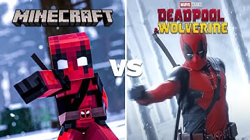 Deadpool & Wolverine Opening scene | Movie VS Minecraft Animation