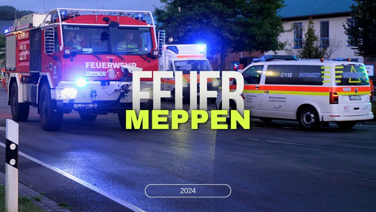 Feuer im Entsorgungsbetrieb 🚒 | Meppen, LK Emsland - Bundeswehr unterstützt die Feuerwehr 👩‍🚒🔥