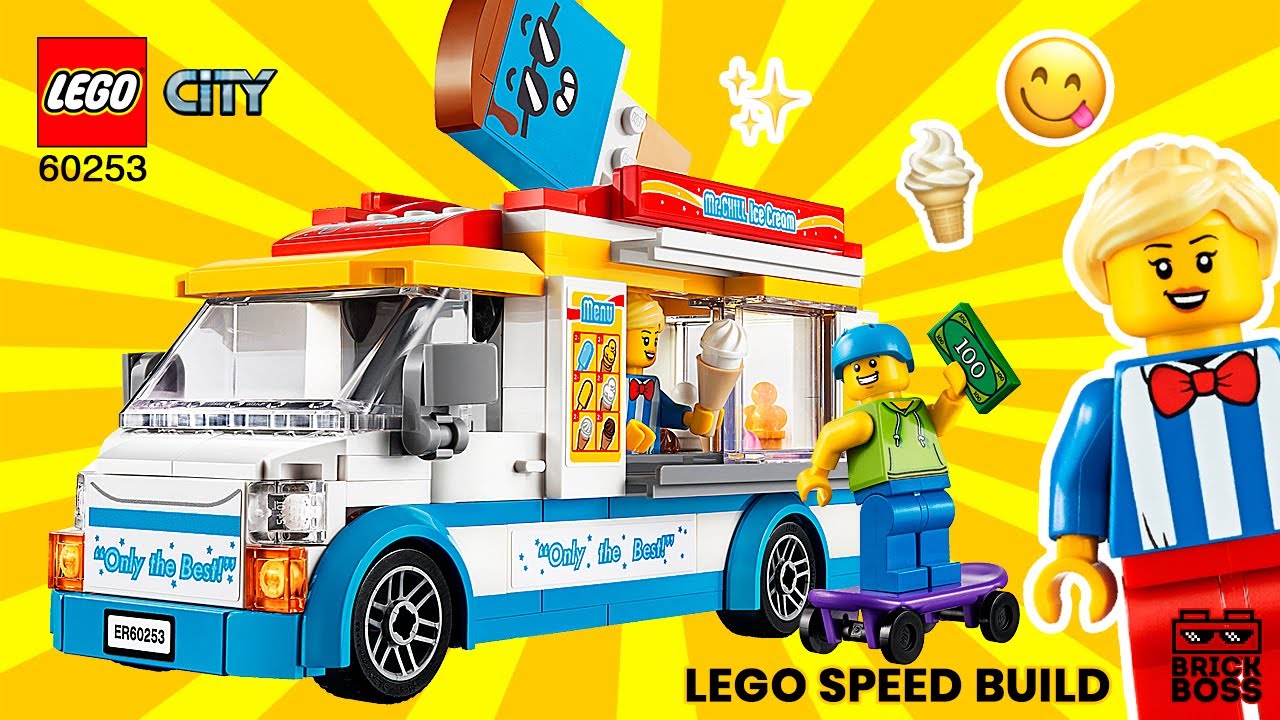 LEGO CITY IceCream Truck 60253 REVIEW / LEGO BRICKS SPEED BUILD