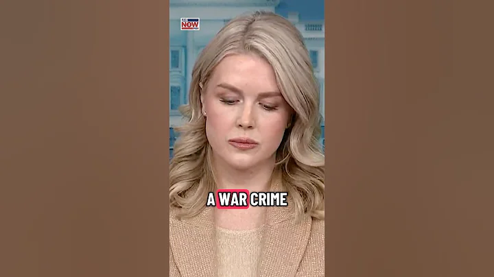 Reporter presses Karoline Leavitt about drug boat strikes, war crimes