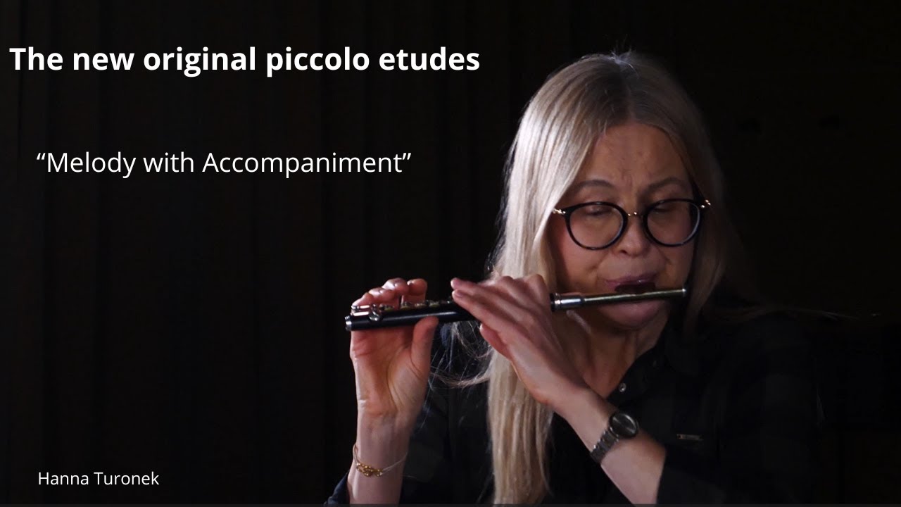 Hanna Turonek The new original piccolo etudes. Etude no.21 "Melody