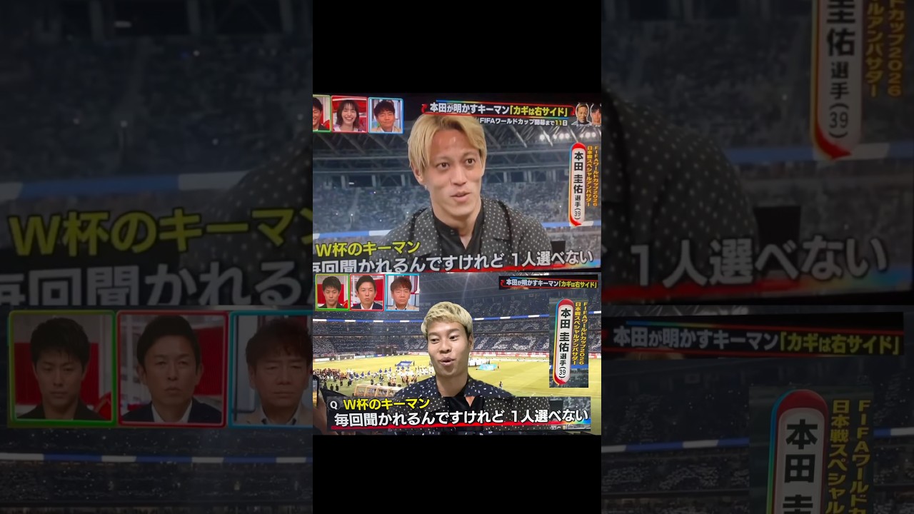 日本🇯🇵vsオランダ🇳🇱キーマン