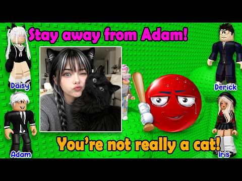 TEXT TO SPEECH ROBLOX 🍓 The Black Cat I Saved Became My Girlfriend 🌻 B3LLA Story