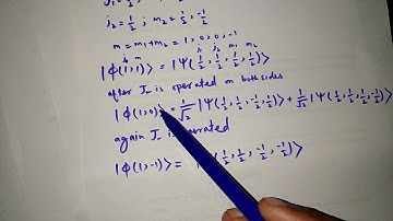 Addition of angular momenta Lec-2 part-1