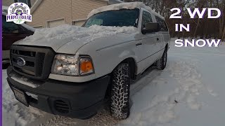 Can I drive a 2 wheel drive truck in snow? 4K
