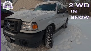 Can I drive a 2 wheel drive truck in snow? 4K