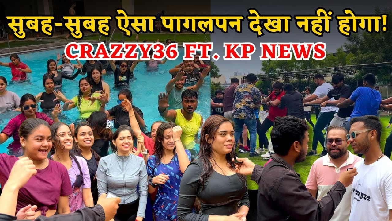 Durg Bhilai में CRAZZY36 के साथ fitness & fun एक ही जगह पे ft. KP NEWS