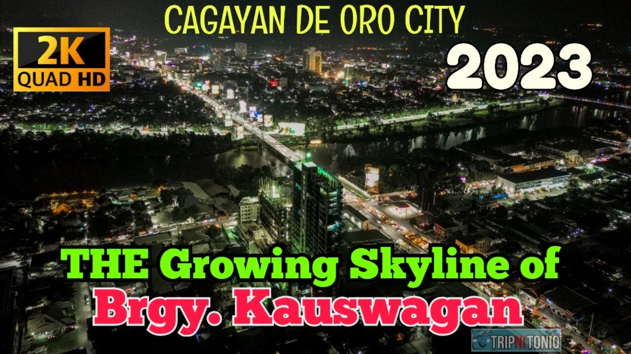 The Growing Night Skyline of Brgy. KAUSWAGAN District 1 Cagayan de Oro