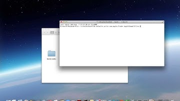 How to make a secret folder on mac (improved)