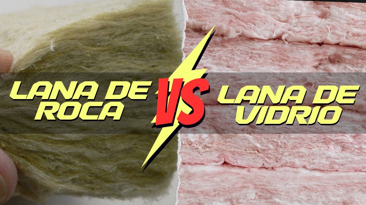 ✓DIFERENCIAS ENTRE LANA DE VIDRIO Y LANA DE ROCA