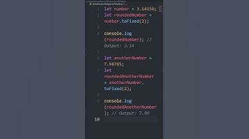 JavaScript Number.prototype.toFixed()
