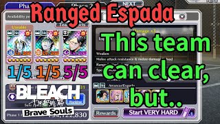 Guild Quest Very Hard Ranged Espada| So close.. | Bleach Brave Souls