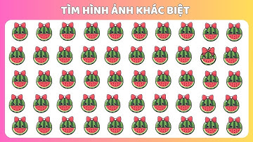 Tìm Điểm Khác Biệt Chủ Đề Các Loại Quả| Thử Tài Bé Cấp Độ Khó |Nguyễn Thị Lan Anh