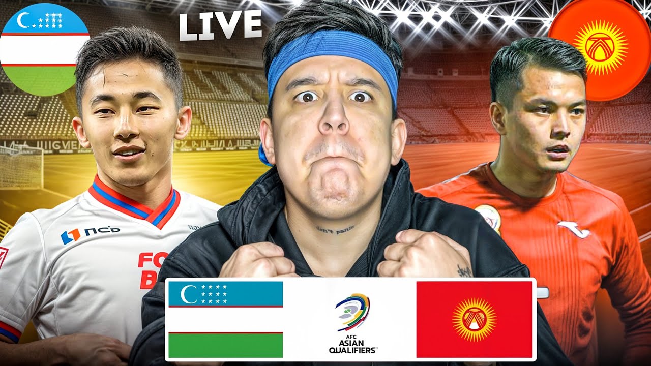 🔴UZB - KGZ JONLI EFIR YOUTUBEDA 15 MINGLI TURNIR KEYIN UYINDI KURAMIZ #uzbekistan