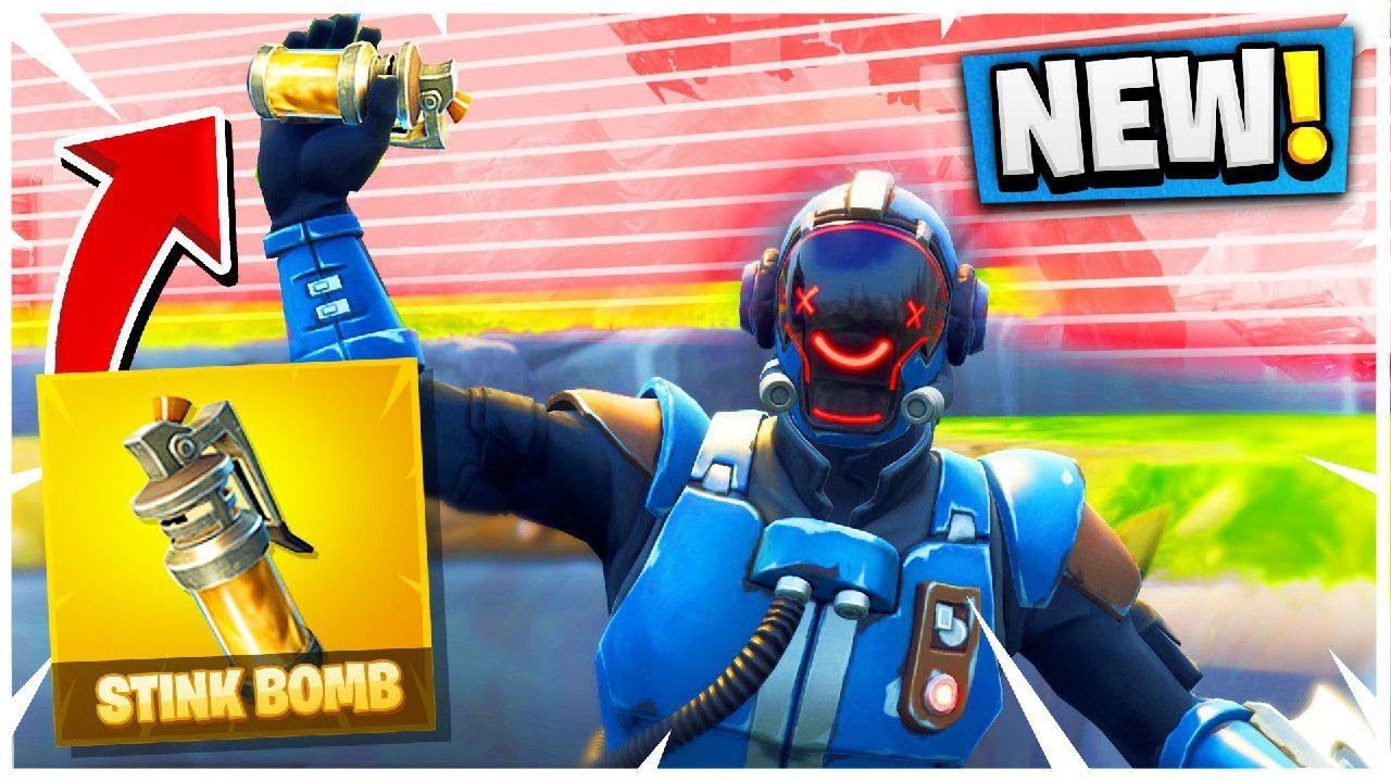 NEW FORTNITE STINK BOMB GAMEPLAY YouTube