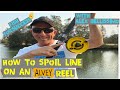 How to spool line on Alvey Reel