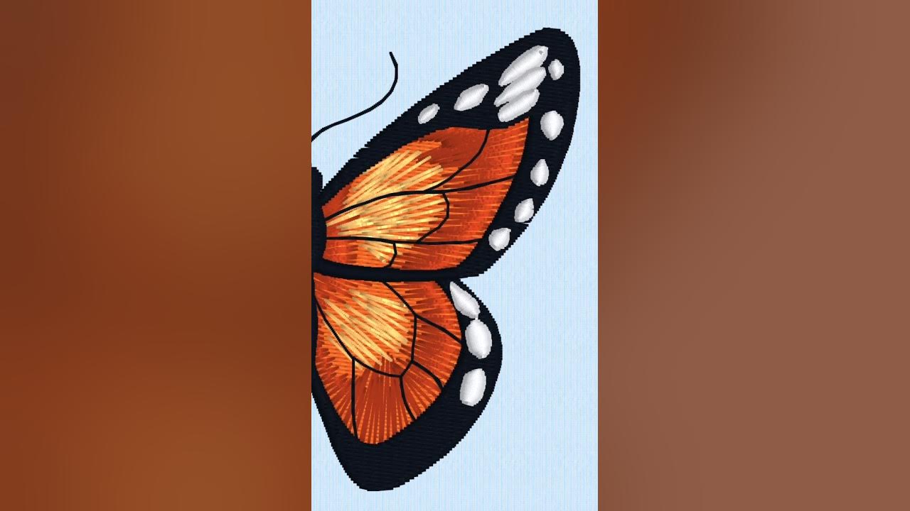 Spread your wings like a butterfly embroiderydesign diycraft YouTube