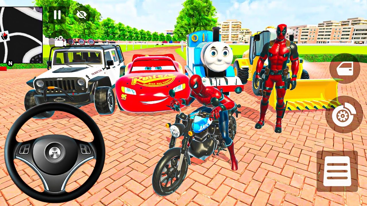 Modified Police Car 🚨 Gangster Life in Indian Streets | Open WorldGame game for android ❤️
