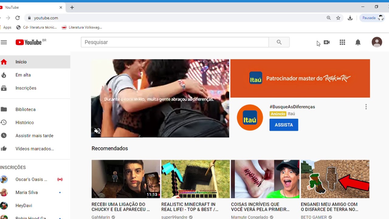 Como Colocar Video No Youtube YouTube