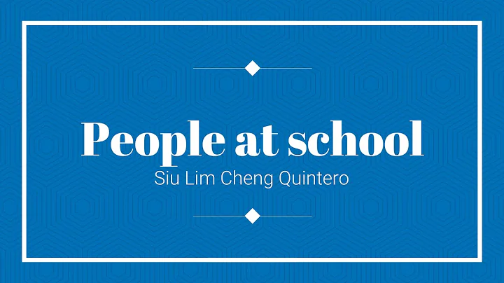 People at school Siu Cheng