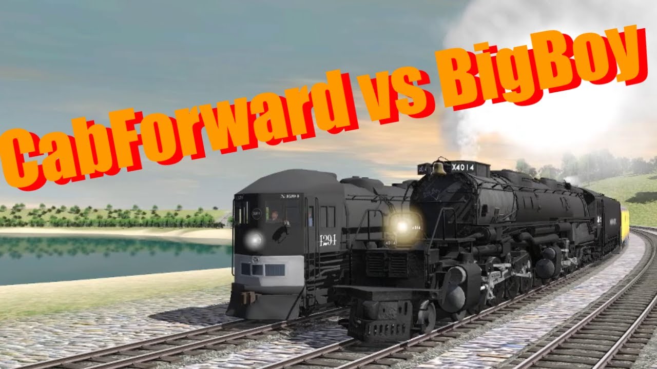 Southern Pacific CabForward vs Union Pacific Big Boy in Trainz 2020