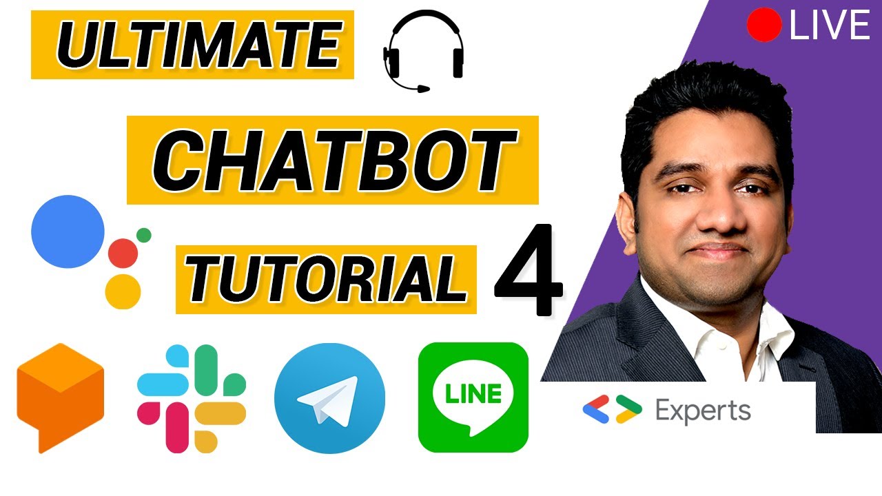 Create a Slack bot, Telegram bot, \u0026 Line bot using Dialogflow - Ultimate Chatbot Tutorial