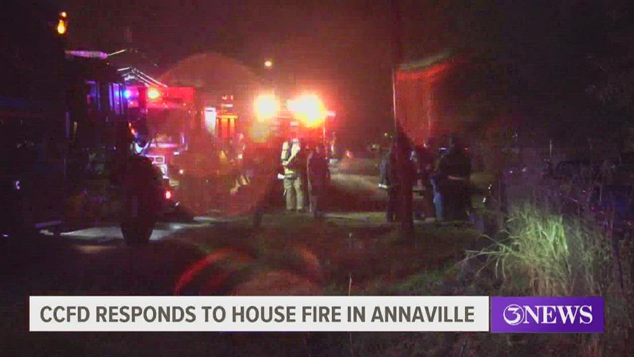 CCFD responds to early morning fire off Shady Lane in Annaville - YouTube