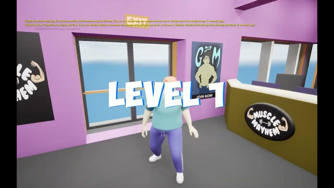 Lift Laugh Love: A Gym Simulator | Game Development Progress