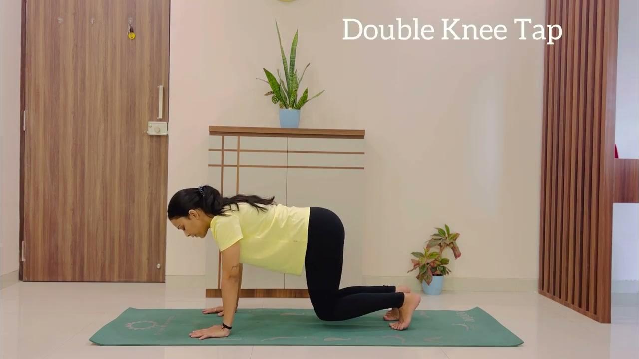 Pilates core strengthening exercise Hover exercise sequence 