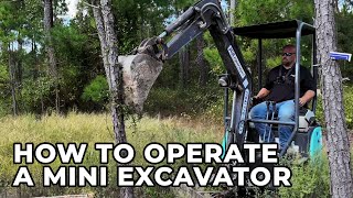 How to Operate a Mini Excavator by DOZR 1,165 views 4 months ago 10 minutes, 21 seconds