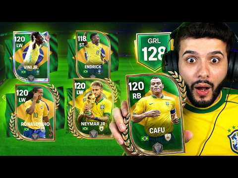 I BUILT THE ULTIMATE BRAZIL TEAM IN FC MOBILE WITH EVERYONE MAXED OUT! 😱🇧🇷