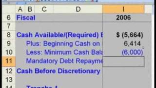 WST: 9.6 Adv FM Core Model - Debt Sweep Starting Point