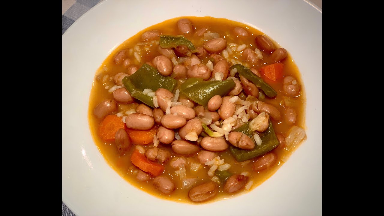 RECETA VEGANA DE JUDÍAS PINTAS CON ARROZ Y VERDURAS | COCINA DE CUCHARA | COCINA CON JORDI FERRAN