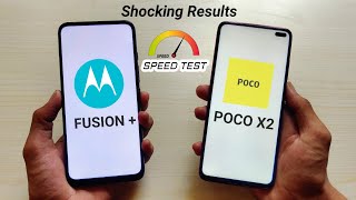 Poco X2 Vs Moto One Fusion Plus Speed Test - Stock Android Vs MIUI | Poco X2 Vs Moto One Fusion Plus