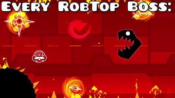 I Revisited Bosses in RobTop Levels... (Geometry Dash)