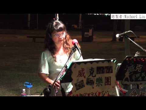 104年8月1日海豚在淡水吹奏長笛曲目：城裡的月光 (720P)