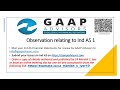 #Video56 - Observation relating to Ind AS 1