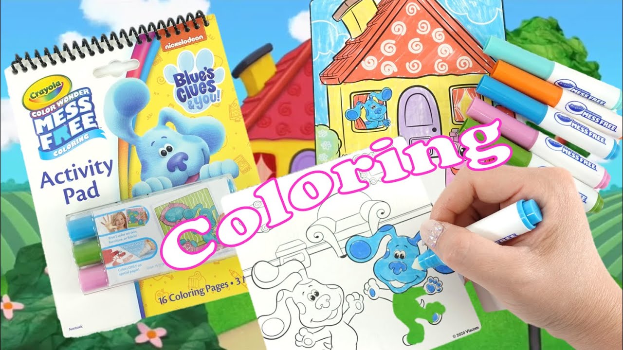 Blue's Clues & You Color Wonder Activity Pad Speedcoloring