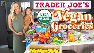 🌿 Trader Joe’s Organic Vegan Grocery Haul: Fueling Our Plant-Based Family of 4!