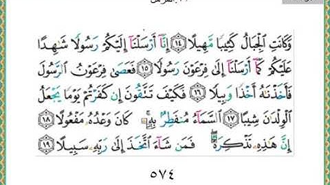 سورة المزمل 73 سعد الغامدي