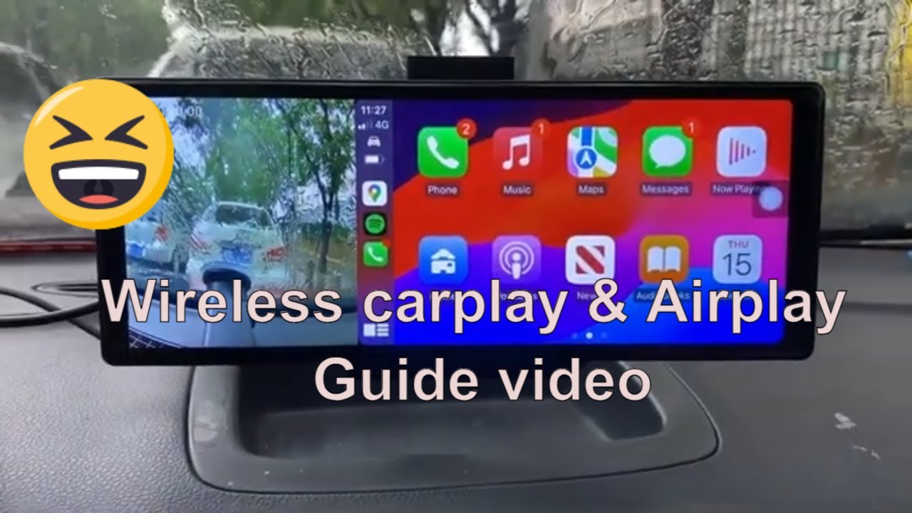 SCUMAXCON 10.26' 4K Wireless CarPlay and  Airplay Review and Guide video