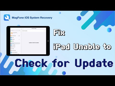 Fix iPad Unable to Check for Update